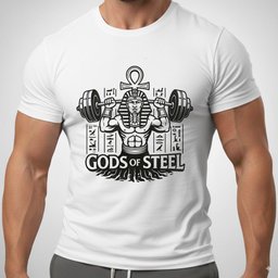 Gods Of Steel Egyptian T Shirt Gift For Fitness Lover