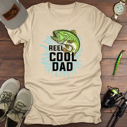 Reel Cool Dad T Shirt Gift For Dad