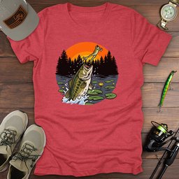 Sunrise Catch T Shirt Gift For Fishing Enthusiast