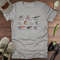 Vintage Fly T Shirt Gift For Fishing Enthusiast