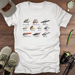 Vintage Fly T Shirt Gift For Fishing Enthusiast