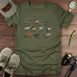 Vintage Fly T Shirt Gift For Fishing Enthusiast