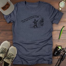 Stillness Of God T Shirt Gift For Fishing Enthusiast