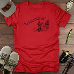 Stillness Of God T Shirt Gift For Fishing Enthusiast