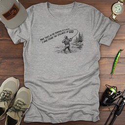 Stillness Of God T Shirt Gift For Fishing Enthusiast