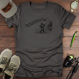 Stillness Of God T Shirt Gift For Fishing Enthusiast