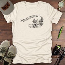 Stillness Of God T Shirt Gift For Fishing Enthusiast
