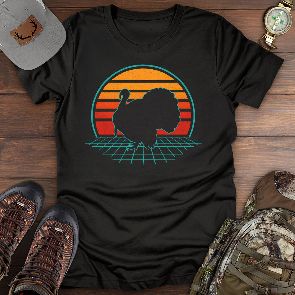 Wild Turkey 80s T Shirt Gift For Fishing Enthusiast