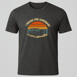 Break For Sandbars Sunset T Shirt Gift For Boat Owner