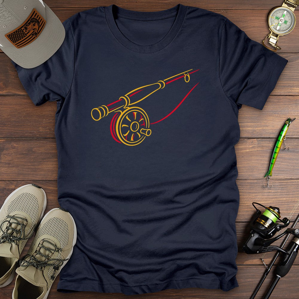 Reel Time T Shirt Gift For Fishing Enthusiast