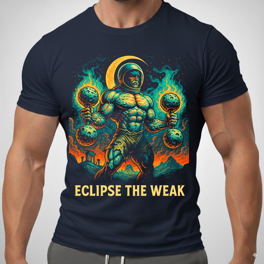 Eclipse The Weak T Shirt Gift For Fitness Lover