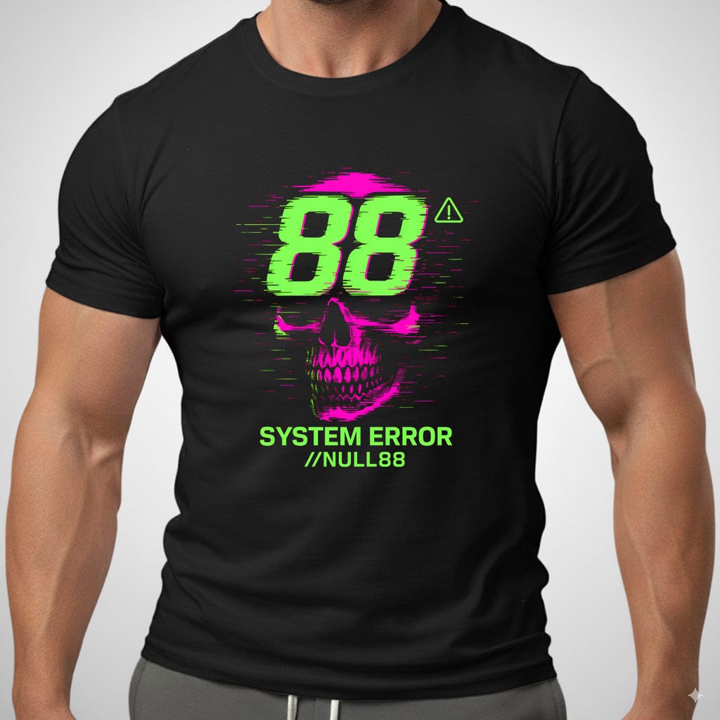 88 System Error T Shirt Gift For Fitness Lover