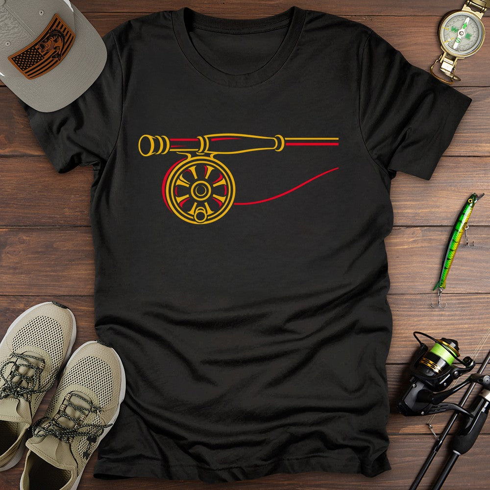 Reel Life T Shirt Gift For Fishing Enthusiast
