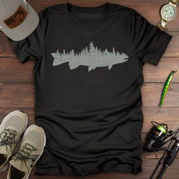 Wilderness Trout T Shirt Gift For Fishing Enthusiast