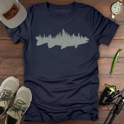Wilderness Trout T Shirt Gift For Fishing Enthusiast