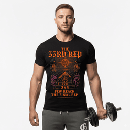33rd Rep T Shirt Gift For Fitness Lover