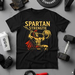 Spartan Strength T Shirt Gift For Fitness Lover