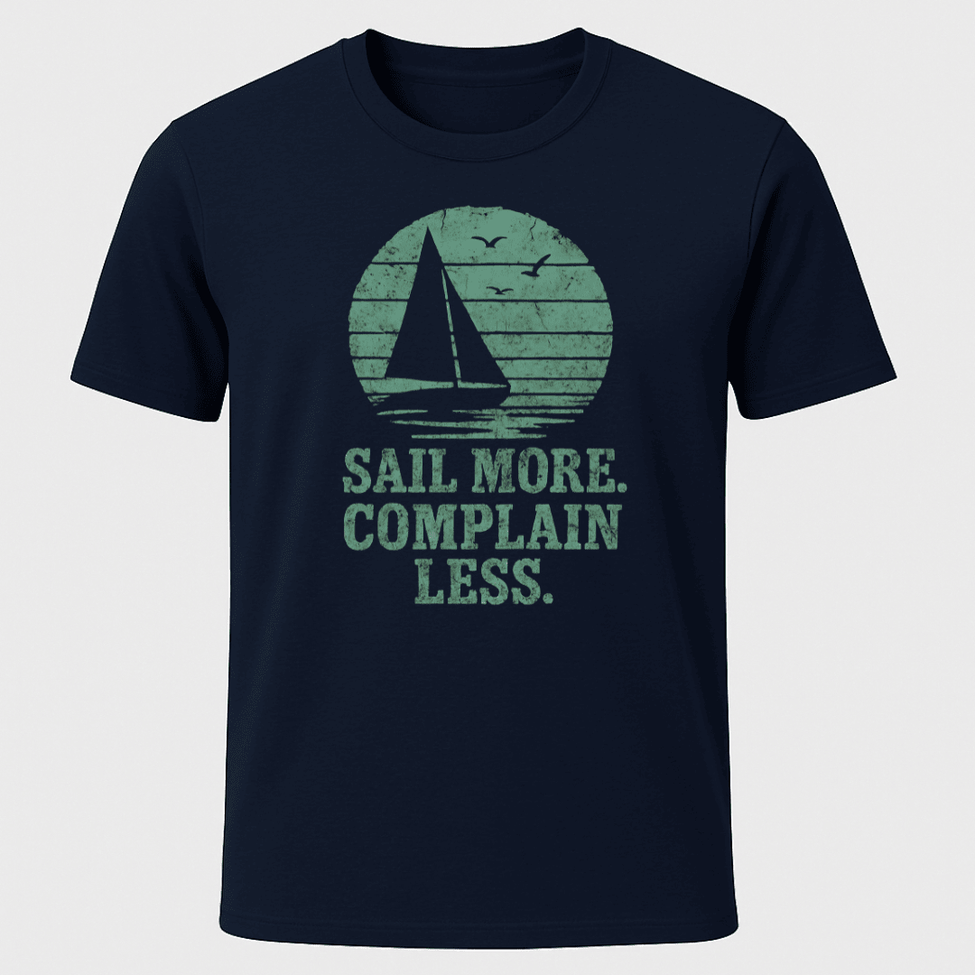 Complain Less T Shirt Gift For Boat Owner
