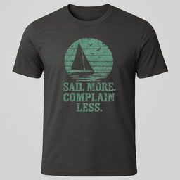 Complain Less T Shirt Gift For Boat Owner