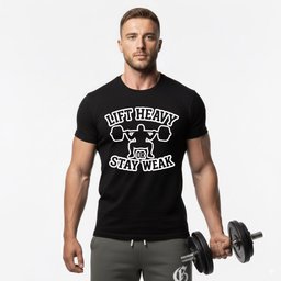 Lift Heavy Or Stay Weak Mono T Shirt Gift For Fitness Lover