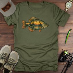 Sunset Scales T Shirt Gift For Fishing Enthusiast