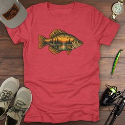 Sunset Scales T Shirt Gift For Fishing Enthusiast