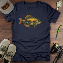 Sunset Scales T Shirt Gift For Fishing Enthusiast