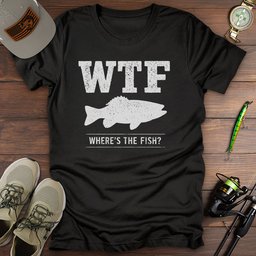 Wheres The Fish T Shirt Gift For Fishing Enthusiast