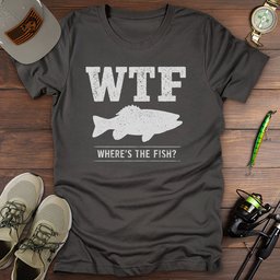 Wheres The Fish T Shirt Gift For Fishing Enthusiast