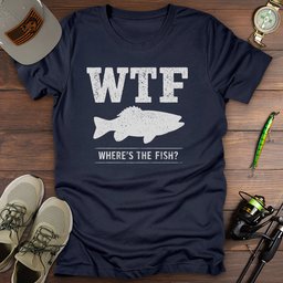 Wheres The Fish T Shirt Gift For Fishing Enthusiast