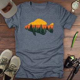 Sunset Crappie T Shirt Gift For Fishing Enthusiast