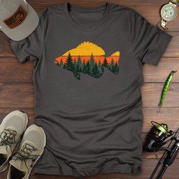 Sunset Crappie T Shirt Gift For Fishing Enthusiast