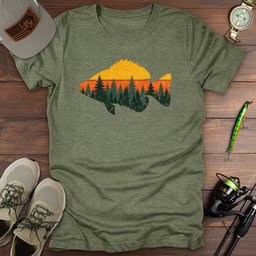 Sunset Crappie T Shirt Gift For Fishing Enthusiast