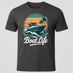 Boat Life Motorboat T Shirt Gift For Boat Owner