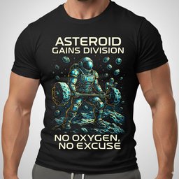 Asteroid Gains T Shirt Gift For Fitness Lover