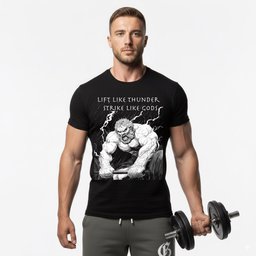Lift Like Thunder Strike Like Gods T Shirt Gift For Fitness Lover