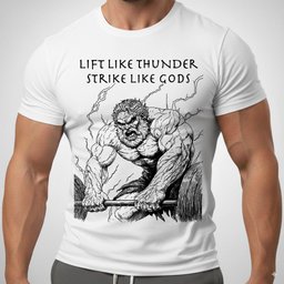 Lift Like Thunder Strike Like Gods T Shirt Gift For Fitness Lover