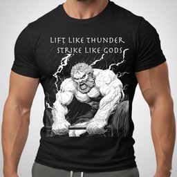 Lift Like Thunder Strike Like Gods T Shirt Gift For Fitness Lover