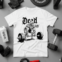 Deadlift Gothic T Shirt Gift For Fitness Lover