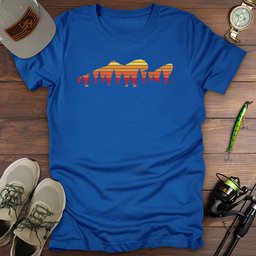 Wild Bass Horizon T Shirt Gift For Fishing Enthusiast