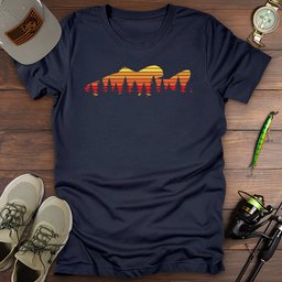 Wild Bass Horizon T Shirt Gift For Fishing Enthusiast