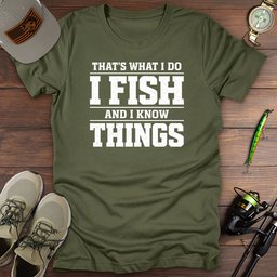 Thats What I Do T Shirt Gift For Fishing Enthusiast