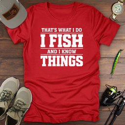 Thats What I Do T Shirt Gift For Fishing Enthusiast