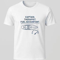 Captains Roles B P T Shirt Gift For Boat Owner