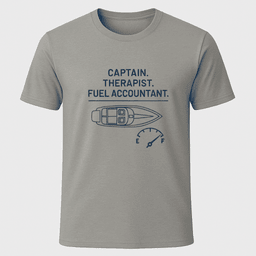 Captains Roles B P T Shirt Gift For Boat Owner