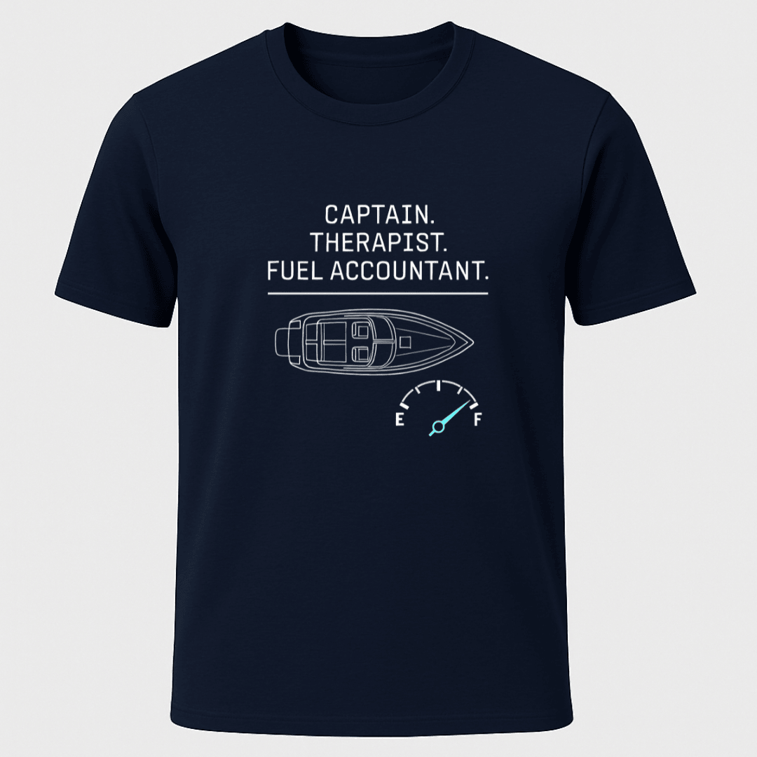 Captains Roles B P T Shirt Gift For Boat Owner