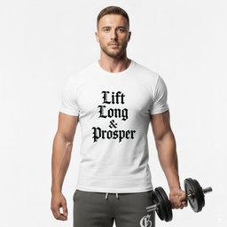 Lift Long And Prosper T Shirt Gift For Fitness Lover