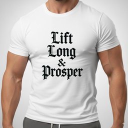 Lift Long And Prosper T Shirt Gift For Fitness Lover