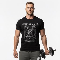 Olympian Gains T Shirt Gift For Fitness Lover