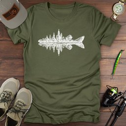 Treeline Catch T Shirt Gift For Fishing Enthusiast